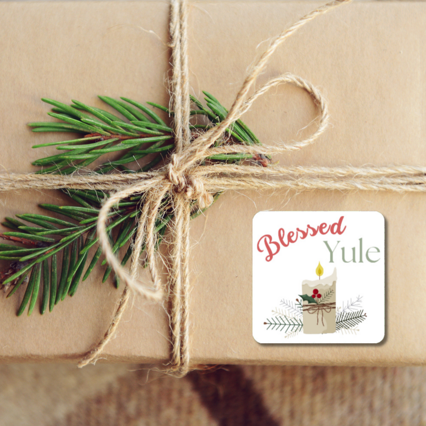 Blessed Yule Glossy or Matte vinyl sticker⎪gift for Pagan⎪ laptop sticker⎪ phone sticker